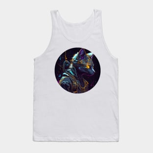 Cat Cyberpunk Futuristic - Love Cats Tank Top